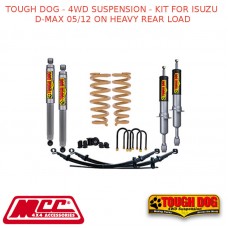 TOUGH DOG - 4WD SUSPENSION - KIT FOR ISUZU D-MAX 05/12 ON HEAVY REAR LOAD