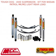TOUGH DOG - 4WD SUSPENSION - KIT FOR NISSAN PATROL MK/MQ LIGHT REAR LOAD