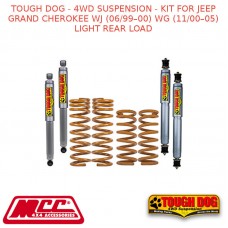 TOUGH DOG - 4WD SUSPENSION - KIT FOR  JEEP GRAND CHEROKEE WJ (06/99-00) WG (11/00-05) LIGHT REAR LOAD