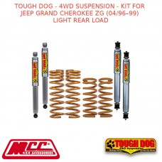 TOUGH DOG - 4WD SUSPENSION - KIT FOR JEEP GRAND CHEROKEE ZG (04/96–99) LIGHT REAR LOAD
