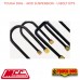 TOUGH DOG - 4WD SUSPENSION - KIT FOR TOYOTA LAND CRUISER 70 - 79 SERIES 11/84 ON LIGHT REAR LOAD