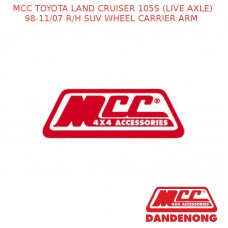 MCC BULLBAR R/H SUV WHEEL CARRIER ARM SUIT TOYOTA LAND CRUISER 105S (LIVE AXLE) (1998-11/2007)