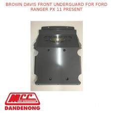 BROWN DAVIS FRONT UNDERGUARD FITS FORD RANGER PX 11-PRESENT - UGFRPXF1-FRPX