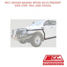 MCC BULLBAR SIDE STEP,RAIL & SWIVEL FITS NISSAN NAVARA NP300(06/2015-NOW)