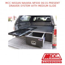 MCC BULLBAR DRAWER SYSTEM WITH MEDIUM SLIDE-NISSAN NAVARA NP300 (06/15-PRESENT)