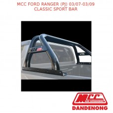 MCC CLASSIC SPORT BAR BLACK TUBING FITS FORD RANGER (PJ) (03/07-03/09)