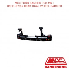 MCC REAR BAR DUAL WHEEL CARRIER FITS FORD RANGER (PX) MK I (09/2011-07/2015)