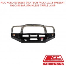 MCC FALCON BAR STAINLESS TRIPLE LOOP FITS FORD EVEREST (NO TP) (10/15-PRESENT)