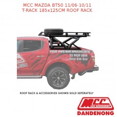 MCC BULLBAR T-RACK 185x125CM ROOF RACK FITS MAZDA BT50 (11/06-10/11)