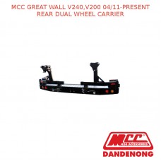 MCC REAR BAR DUAL WHEEL CARRIER FITS GREAT WALL V240,V200 (04/2011-PRESENT)