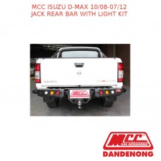 MCC JACK REAR BAR WITH LIGHT KIT FITS ISUZU D-MAX (10/08-07/12)