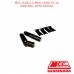 MCC BULLBAR SIDE RAIL WITH SWIVEL FITS ISUZU D-MAX (10/08-07/12) BLACK