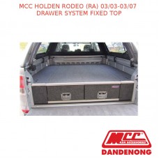 MCC BULLBAR DRAWER SYSTEM FIXED TOP FITS HOLDEN RODEO (RA) (03/2003-03/2007)