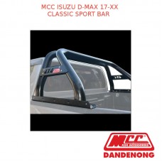 MCC CLASSIC SPORT BAR BLACK TUBING FITS ISUZU D-MAX (2017-20XX)