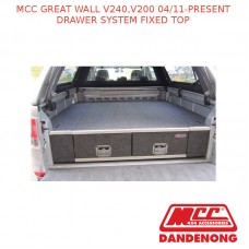 MCC BULLBAR DRAWER SYSTEM FIXED TOP FITS GREAT WALL V240,V200 (04/2011-PRESENT)