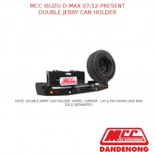 MCC BULLBAR DOUBLE JERRY CAN HOLDER SUIT ISUZU D-MAX (07/2012-PRESENT)