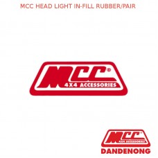 MCC BULLBAR HEAD LIGHT IN-FILL RUBBER/PAIR