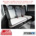 MSA SEAT COVERS FITS TOYOTA LC 100 SERIES THIRD ROW 50/50 SPLIT FOLD UP