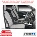 MSA SEAT COVERS FITS TOYOTA LC 100S FRONT TWIN BUCKETS + CONSOLE COVER